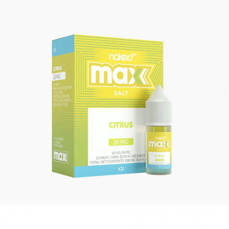 "Naked MAX" Salt - Citrus Ice 10 мл. 20 мг.