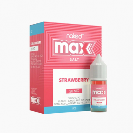 "Naked MAX" Salt - Strawberry Ice 10 мл. 20 мг.