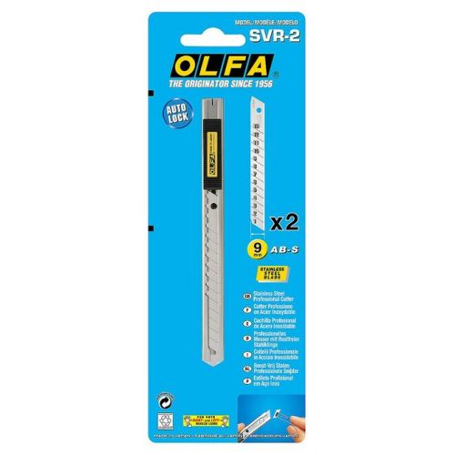 OLFA 9 мм, сегментированное лезвие, автофиксатор, нож OL-SVR-2