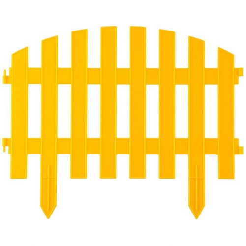 GRINDA 28х300 см, желтый, забор декоративный АР ДЕКО 422203-Y