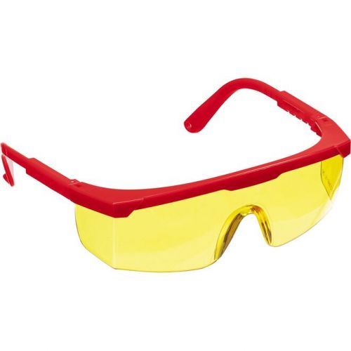ЗУБР жёлтый, регулируемые по длине дужки, очки защитные Спектр 5 110329