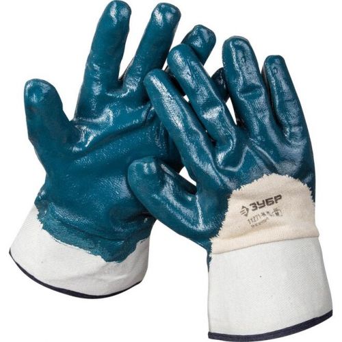 ЗУБР M, с нитриловым покрытием ладони, перчатки рабочие 11271-M Мастер