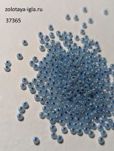 Бисер чешский 37365 голубой непрозрачный блестящий Preciosa 1 сорт