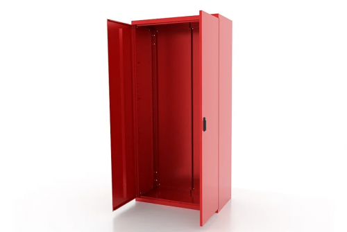 Шкаф металлический для инструмента двухсекционный, красный FERRUM 03.3000-3000