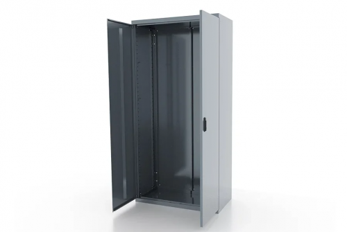 Шкаф металлический для инструмента двухсекционный, серый FERRUM 03.3000-9007