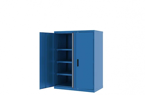 Шкаф металлический для инструмента двухсекционный, Titan, синий FERRUM 43.1101-5015
