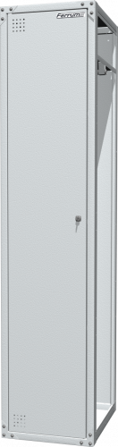Шкаф металлический для одежды односекционный, серый FERRUM 03.411/D-7035