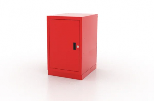 Тумба верстачная с дверцей, красная FERRUM 01.410L-3000