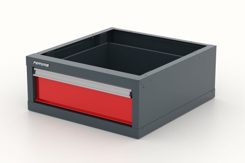 Ящик подвесной для верстаков, темно-серый - красный FERRUM 15.101-7016/3000