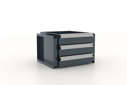 Блок из 3 ящиков для шкафа инструментального, 355 мм, темно-серый FERRUM 13.921-7016