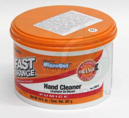 Паста для очистки рук с пемзой Fast Orange Fine Pumice Lotion Hand Cleaner, 397 г PERMATEX 35013