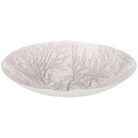 Блюдо глубокое "Tree" silver 32 см