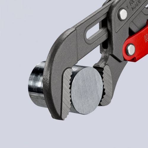 Ключ газовый с изогнутыми губками №1, быстрозажимной механизм KNIPEX KN-8361010