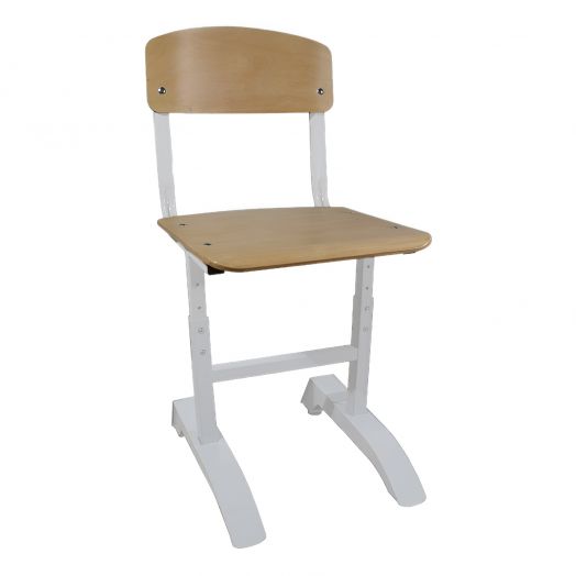 Магнат стул ученический регулируемый (Белый Металлокаркас)