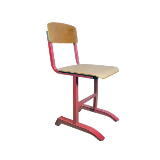 Магнат стул ученический нерегулируемый (Красный Металлокаркас)