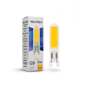 Лампа Светодиодная G9 5W, 400 Lm, 3000K, 220V IP20 Voltega Capsule G9 7181 Прозрачня,Стекло / Вольтега
