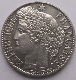 1 франк Франция 1872