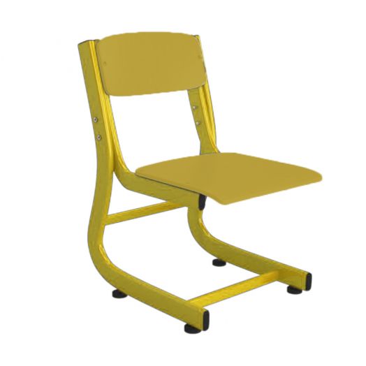 АТЛАНТ-ПРЕМИУМ стул ученический регулируемый (Жёлтый металлокаркас)