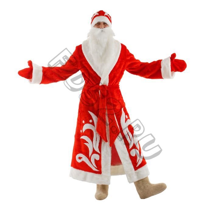 Карнавальный костюм «Дед Мороз», р. 52-54, рост 180 см