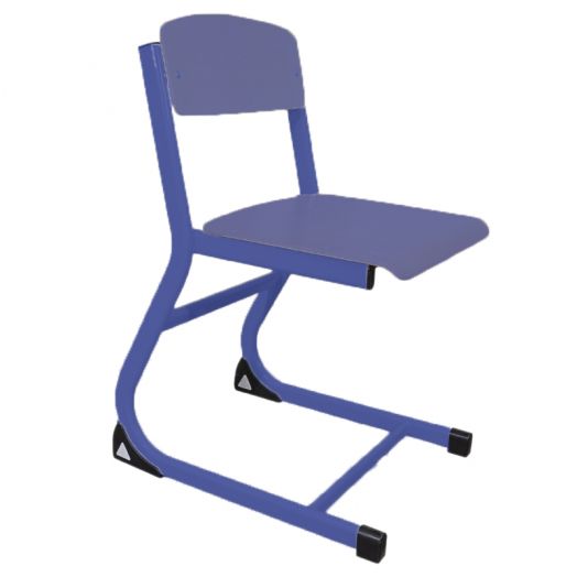 АТЛАНТ-ПРЕМИУМ стул ученический нерегулируемый (Синий металлокаркас)