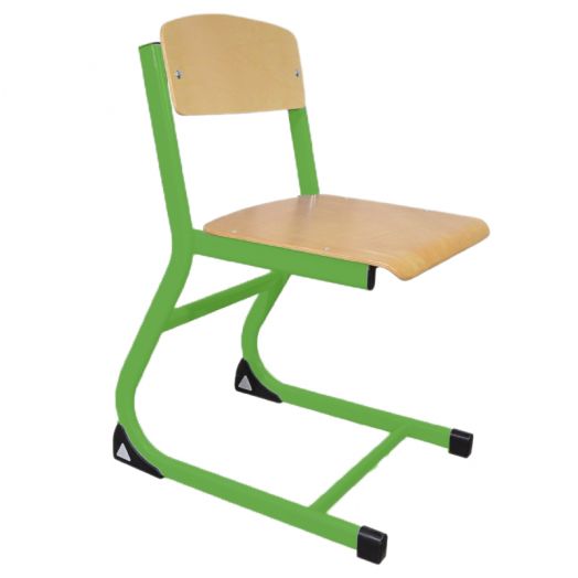 АТЛАНТ-ПРЕМИУМ стул ученический нерегулируемый (Зелёный металлокаркас)