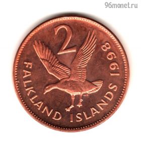Фолклендские острова 2 пенса 1998