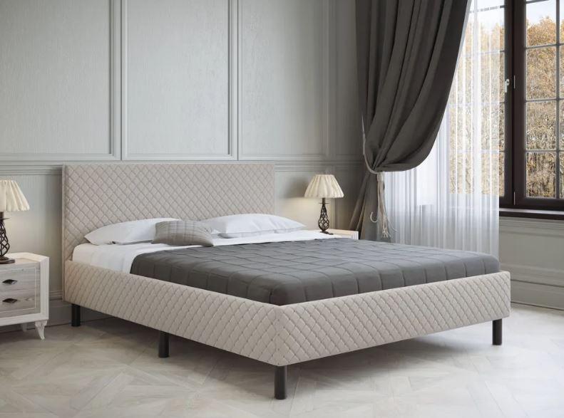 Кровать Глория 1600 ПМ (ткань - Мокко)