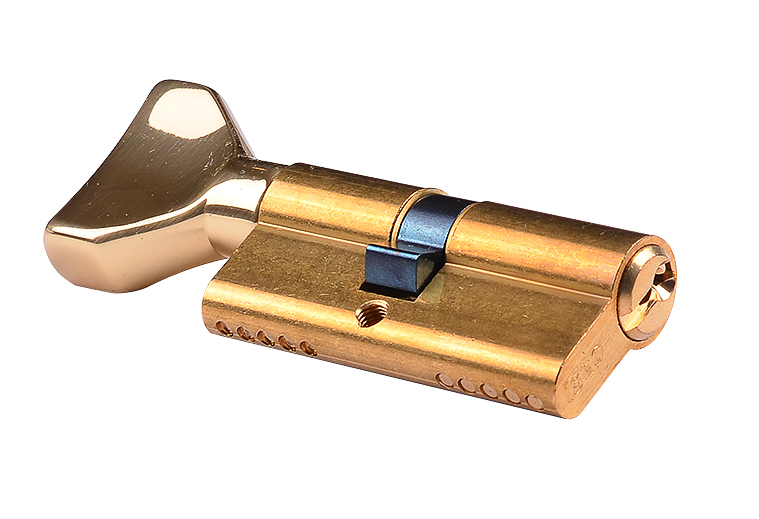 Цилиндр ключ-вертушка ISEO латунь (35+35) 8259.35.35.7