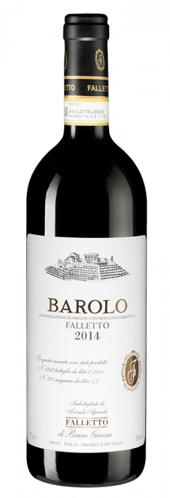 Barolo Falletto, 0.75 л., 2012 г.