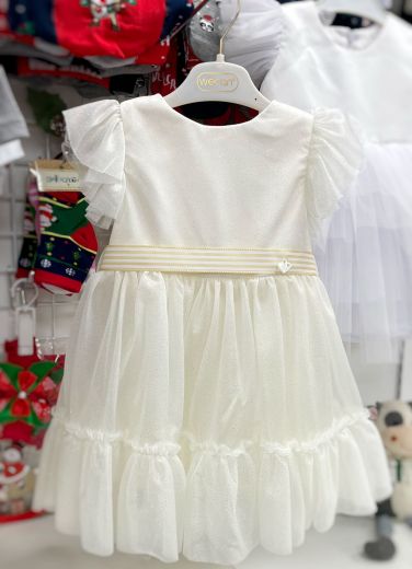 Платье для девочки, молочное 51808