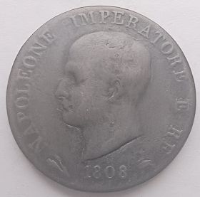 Император Наполеон 1 сольдо Италия 1808