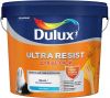 Краска для Детской Dulux Ultra Resist 2.5л для Стен и Потолков, Белая, Матовая / Дюлакс