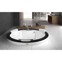 Гидромассажная круглая ванна Jacuzzi Nova Stone встраиваемая или отдельностоящая 180x180 схема 7