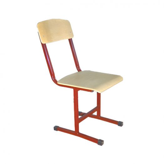 УМНИК стул ученический регулируемый (Красный металлокаркас)