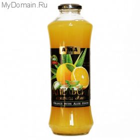 Сок АМА Апельсин-Алоэ 0,75 л. стекло
