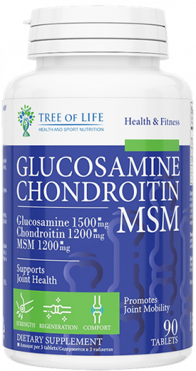 Tree of Life - Glucosamine & Chondroitin 90 таб