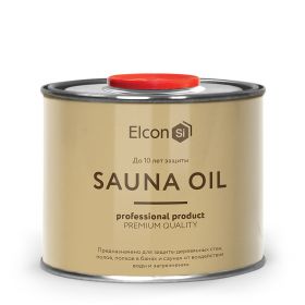 Масло для Полков Elcon Sauna Oil 0.5л в Банях и Саунах, Бесцветное / Элкон Сауна Ойл