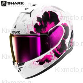 Шлем Shark D-Skwal 3, Бело-фиолетово-серый