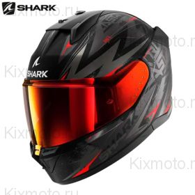 Шлем Shark D-Skwal 3 Blast-R, чёрно-красный