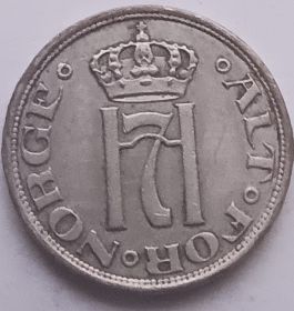 Король Хокон VII 10 эре(Регулярный выпуск) Норвегия 1913