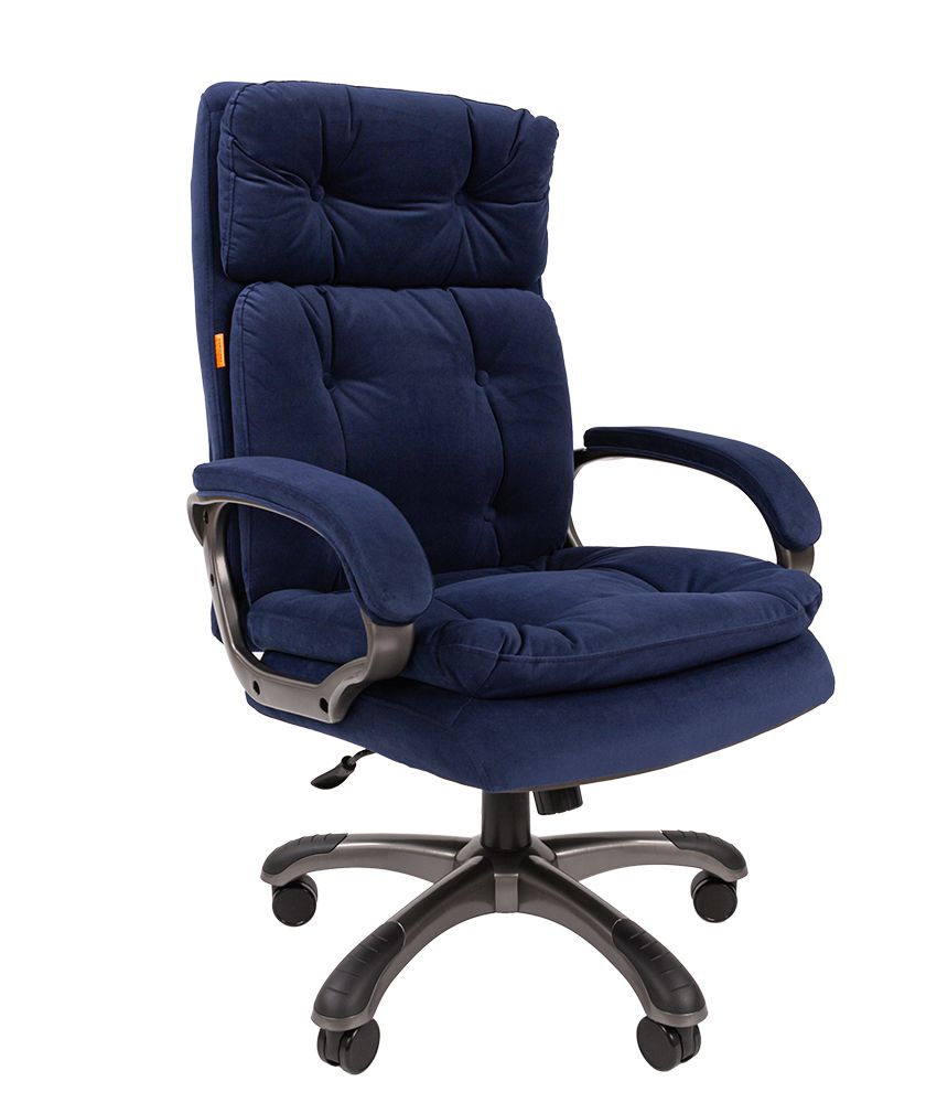 Кресло для руководителя CHAIRMAN 442 (ткань синяя)