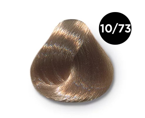 Перманентная крем-краска для волос OLLIN COLOR  10/73 светлый блондин коричнево-золотистый