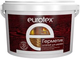 Герметик Шовный Eurotex 3кг для Срубов Акриловый / Евротекс