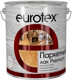 Лак Паркетный Eurotex Premium 10л Алкидно-Уретановый Полуматовый / Евротекс Премиум