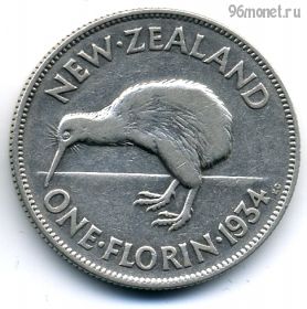 Новая Зеландия 1 флорин 1934