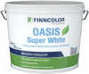 Краска для Потолка Finncolor Oasis Super White 0.9л Глубокоматовая / Финнколор Оазис Супер Вайт