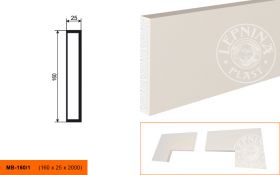Фасадный Молдинг Lepninaplast МВ-160/1  В160хШ25хД2000 мм / Лепнинапласт