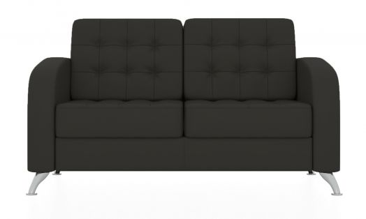 Двухместный диван Рольф (Цвет обивки чёрный)