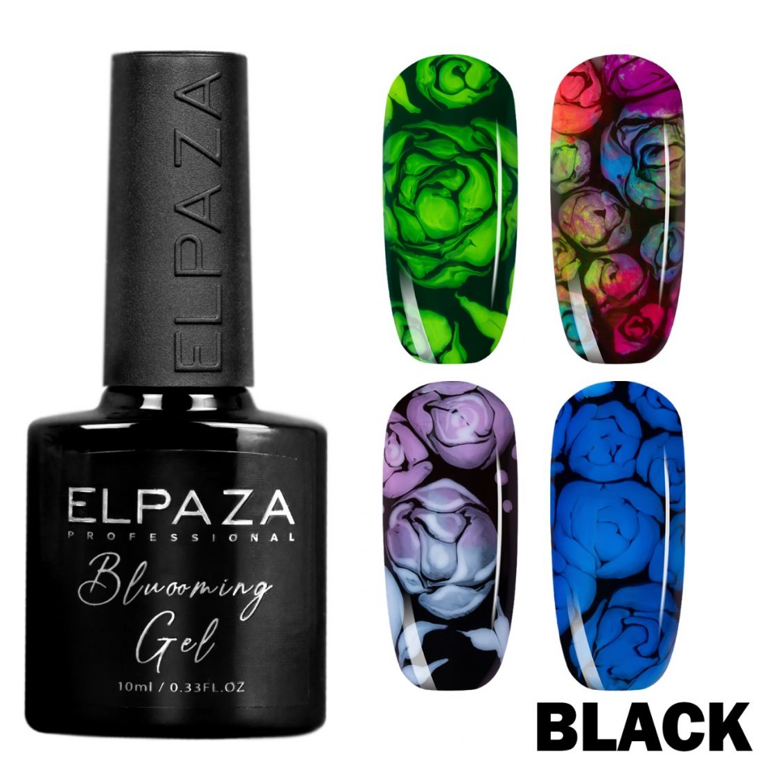 Elpaza Bluooming gel  BLACK    10 мл