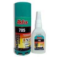 Akfix 705 Клей Для Экспресс Склеивания (65 гр клей+200 мл активатор)